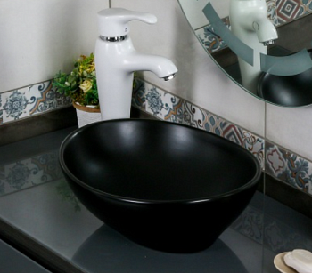 Раковина MELANA MLN-7138MB матовая черная